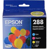 Epson 288 (T288120-BCS) Black and Color Original DURABrite Ultra Standard Capacity Ink Cartridge Multipack