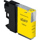 Compatible Yellow Brother LC61Y Standard Capacity Ink Cartridge