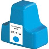 HP 02 Cyan Remanufactured Ink Cartridge (C8771WN)