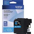 Brother LC103C Cyan Original High Capacity Ink Cartridge
