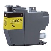 Compatible Yellow Brother LC402XLY High Yield Ink Cartridge