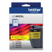 Brother LC402XLY Yellow Original High Yield Ink Cartridge