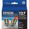 Epson 127 (T127520) - Cyan Magenta Yellow Original Extra High-capacity Ink Cartridges - 3 Pack
