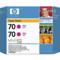 HP 70 (CB344A) Original Magenta Ink Cartridge (Twin Pack)