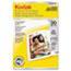 Kodak Premium Photo Paper, Glossy, 4x6", 20 Sheets/Pack