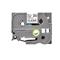 Compatible Black Brother TZe-151 P-Touch Label Tape - 1 in x 26 ft (25mm x 8m) Black on Clear
