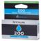 Lexmark No.200 (14L0086) Original Cyan Standard Yield Return Program ink Cartridge