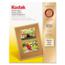 Kodak Photo Paper, Matte, 7 mil, 8-1/2 x 11, 100 Sheets/Pack