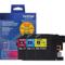 Brother LC105 Cyan/Magenta/Yellow Original Extra High Capacity Ink Cartridges - Triple Pack