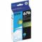 Epson T676XL (T676XL220) High Capacity Original Cyan Ink Cartridge