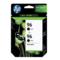 HP 96 Twinpack Black Original Inkjet Print Cartridge with Vivera Ink (C9348FN)
