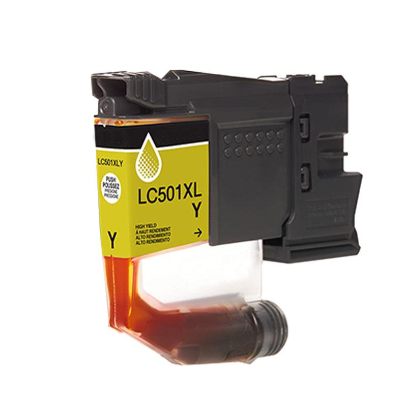 Compatible Brother LC501XLY High Yield Ink Cartridge Yellow