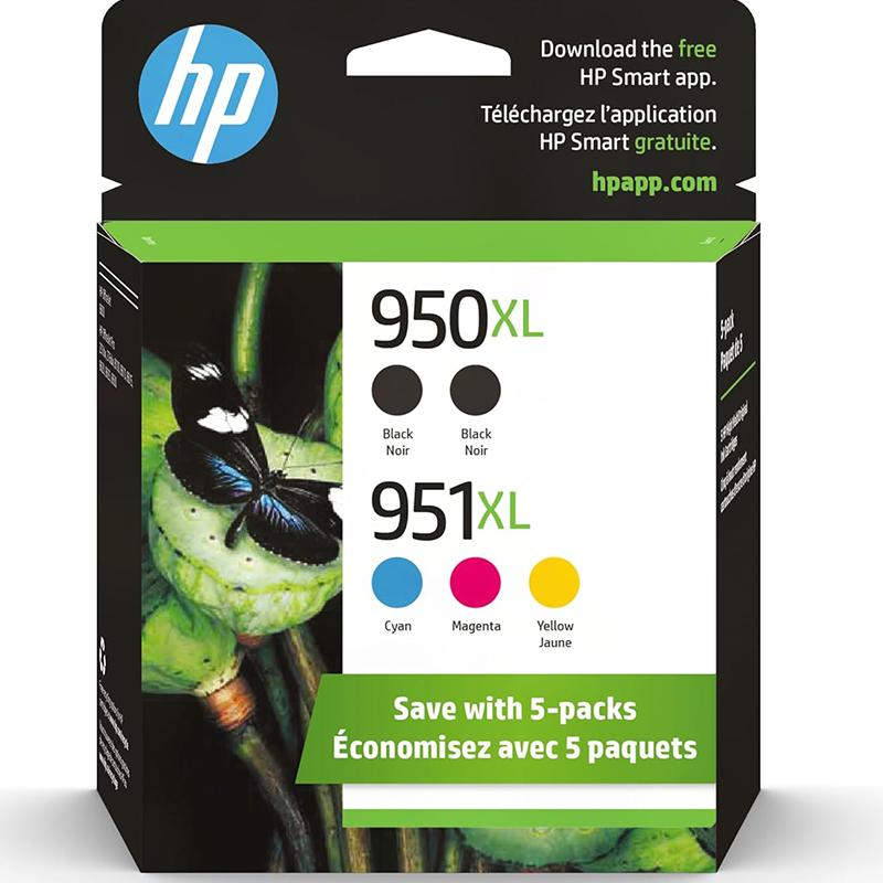 Cartouches D'encre Compatibles HP 950 XL / 951 XL Pour OfficeJet Pro 8610 - Marque K2PRINT, Neuves