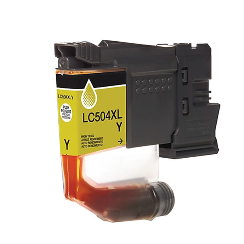 Compatible Brother LC504XLY High Yield Ink Cartridge Yellow