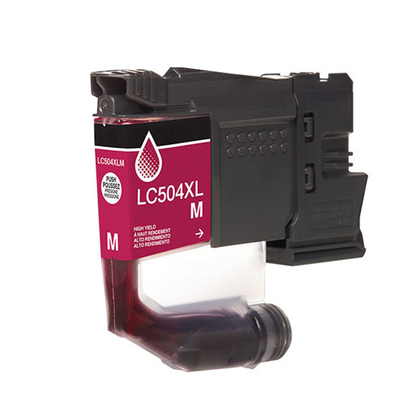 Compatible Brother LC504XLM High Yield Ink Cartridge Magenta