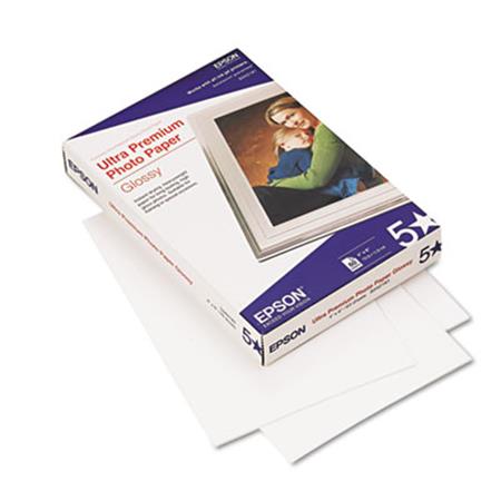 Epson Ultra-Premium Glossy Photo Paper   79 lbs.   4 x 6   60 Sheets/Pack