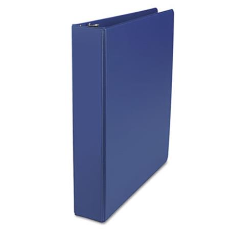 Universal D-Ring Binder With Label Holder  1-1/2 inch Capacity  Royal Blue