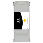 Compatible Yellow HP 83 High Yield Pigment Ink Cartridge (Replaces HP C4943A) (680ml)