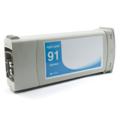 Compatible Light Cyan HP 91 Pigment Ink Cartridge (Replaces HP C9470A) (775ml)