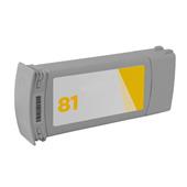Compatible Yellow HP 81 High Yield Ink Cartridge (Replaces HP C4933A) (680ml)
