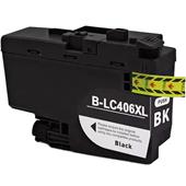 Compatible Black Brother LC406XLBKS High Yield Ink Cartridge