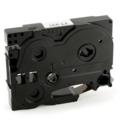 Compatible Black Brother TZe-121 P-Touch Label Tape - 3/8 in x 26 ft (9mm x 8m) Black on Clear