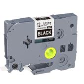 Compatible Black Brother TZe335 P-Touch Label Tape - 1/2 x 26.2 ft (12mm x 8m) White on Black