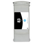 Compatible Light Cyan HP 83 High Yield Pigment Ink Cartridge (Replaces HP C4944A) (680ml)