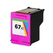 Compatible Tri-Color HP 67XL High Capacity Ink Cartridge (Replaces HP 3YM58AN)