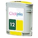 Compatible Yellow HP 12 Ink Cartridge (Replaces HP C4806A)