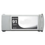 Compatible Black HP 91 Pigment Ink Cartridge (Replaces HP C9464A) (775ml)