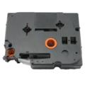 Compatible Black Brother TZe-131 P-Touch Label Tape - 1/2 in x 26 ft (12mm x 8m) Black on Clear