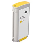 Compatible Yellow HP 728 High Yield Ink Cartridge (Replaces HP F9J65A)
