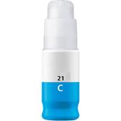 Compatible Cyan Canon GI-21C Ink Bottle (Replaces Canon 4537C001)