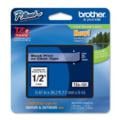 Brother TZe-131 Original P-Touch Label Tape - 1/2 in x 26 ft (12mm x 8m) Black on Clear