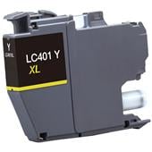 Compatible Yellow Brother LC401XLY High Yield Ink Cartridge