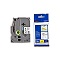 Brother TZeS231 Original P-Touch Label Tape - 1/2 x 26.2 ft (12mm x 8 m) Black on White