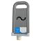 Compatible Cyan Canon PFI-706C Ink Cartridge (Replaces Canon 6682B001AA)