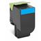 Compatible Cyan Lexmark C540H1CG High Yield Toner Cartridge