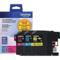 Brother LC103 Cyan/Magenta/Yellow Original High Capacity Ink Cartridges - Triple Pack